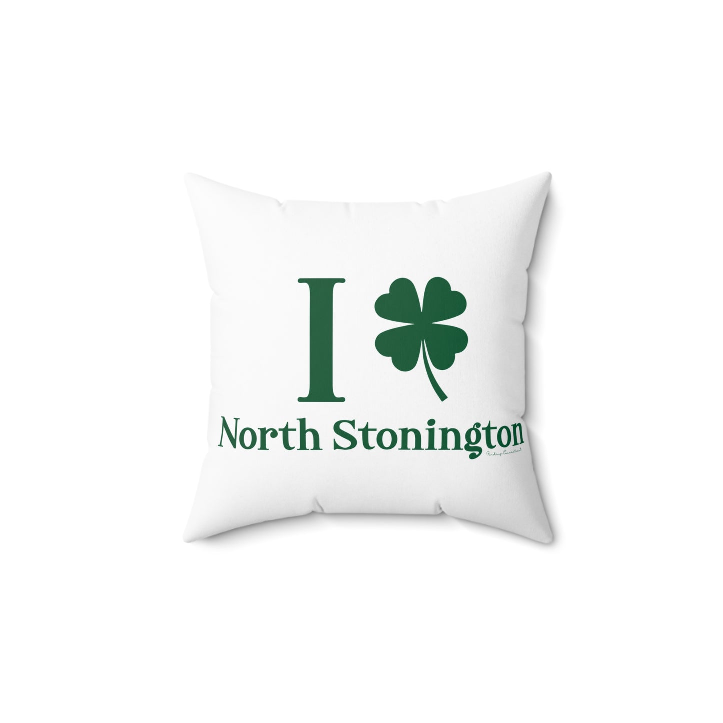 I Clover North Stonington Spun Polyester Square Pillow