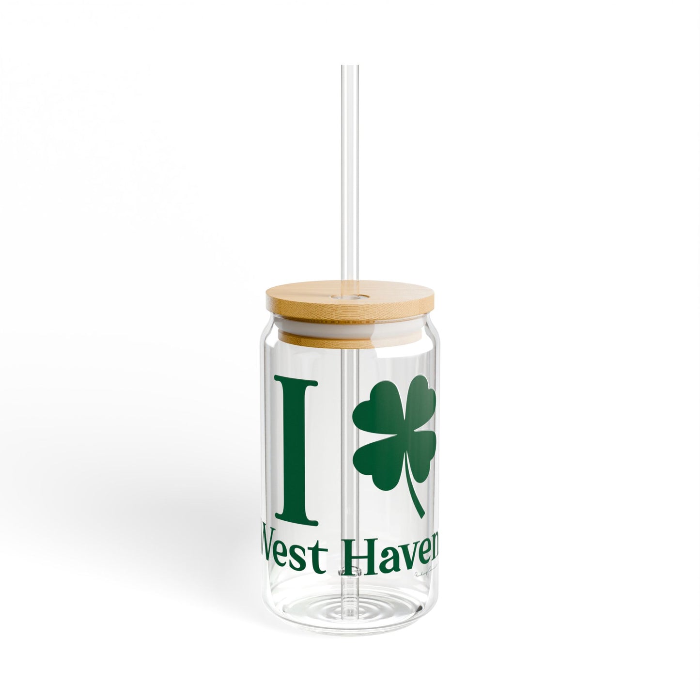 I Clover West Haven Sipper Glass, 16oz