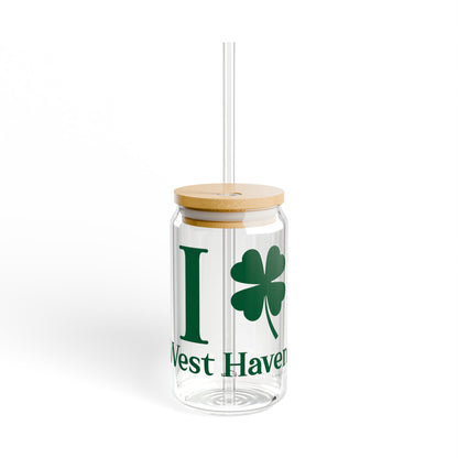 I Clover West Haven Sipper Glass, 16oz