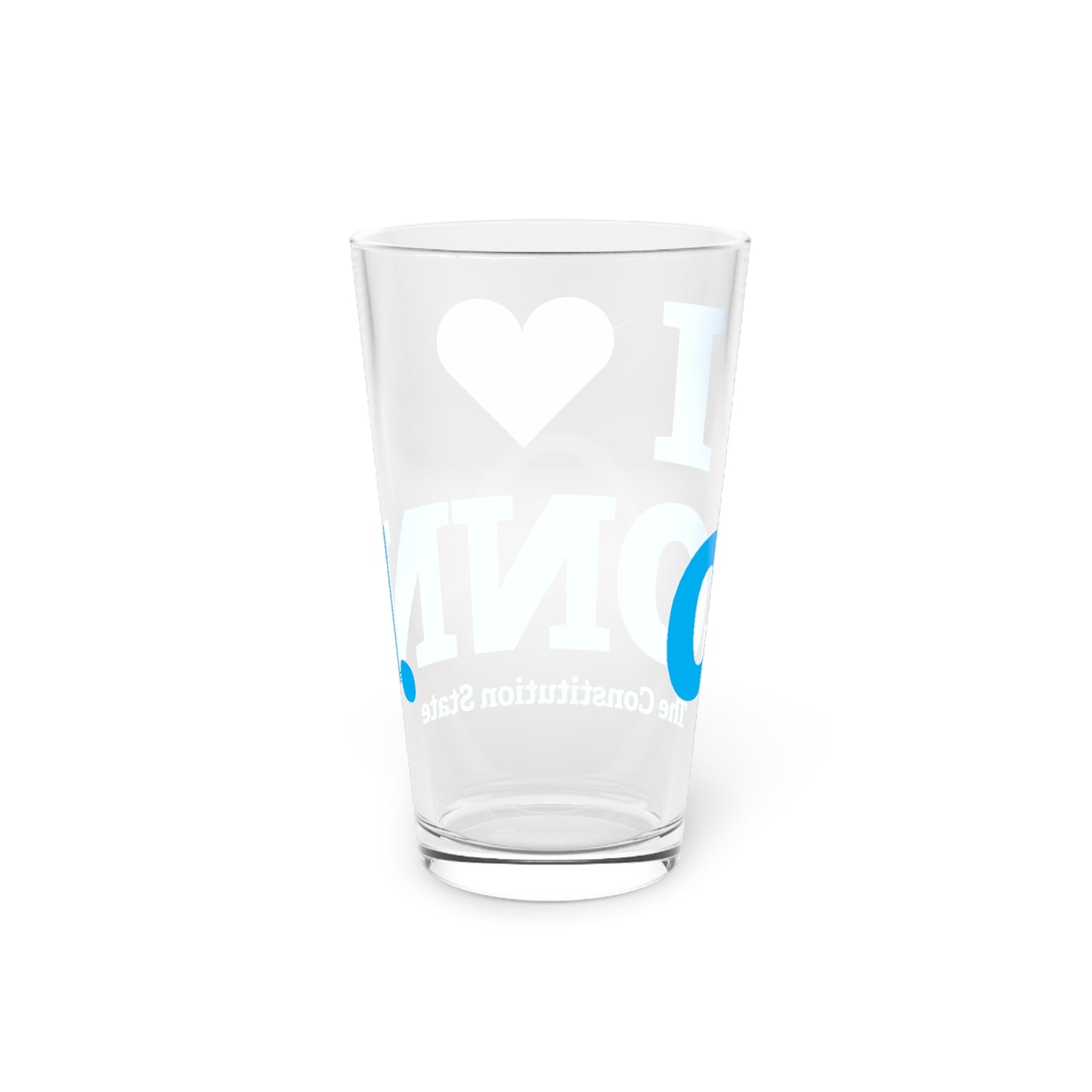 I Heart CONN. Pint Glass, 16oz
