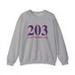 203 East Norwalk Red, White & Blue Unisex Heavy Blend™ Crewneck Sweatshirt