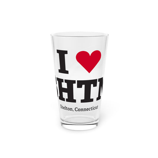 I Heart SHTN Pint Glass, 16oz
