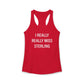 I Really Really Miss Sterling Women's Ideal Racerback Tank Top