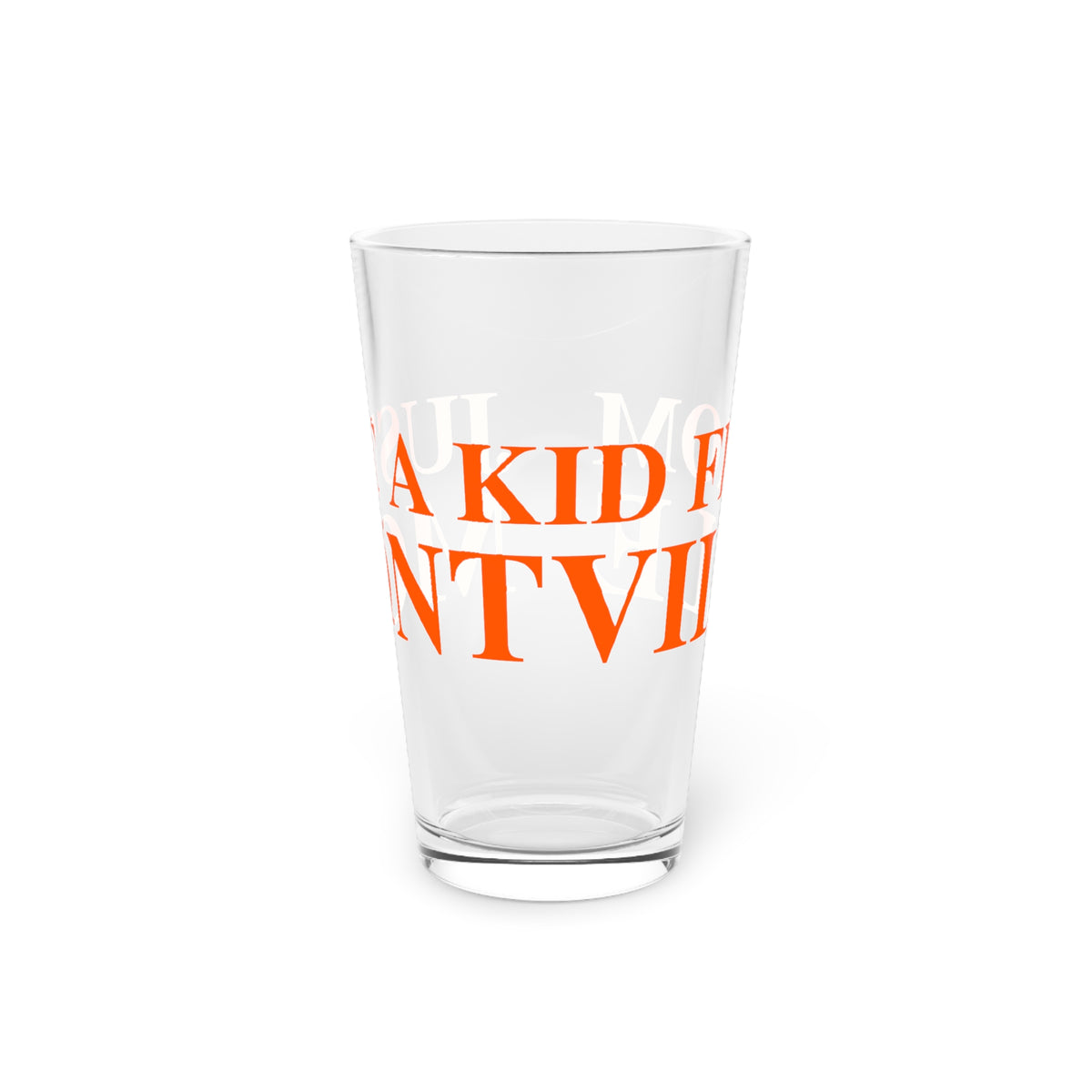 Just a kid from Montville Pint Glass, 16oz