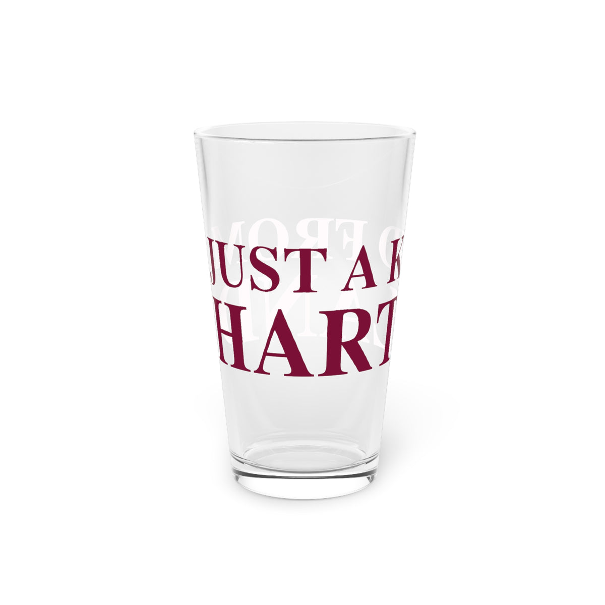 Just a kid from Hartland Pint Glass, 16oz
