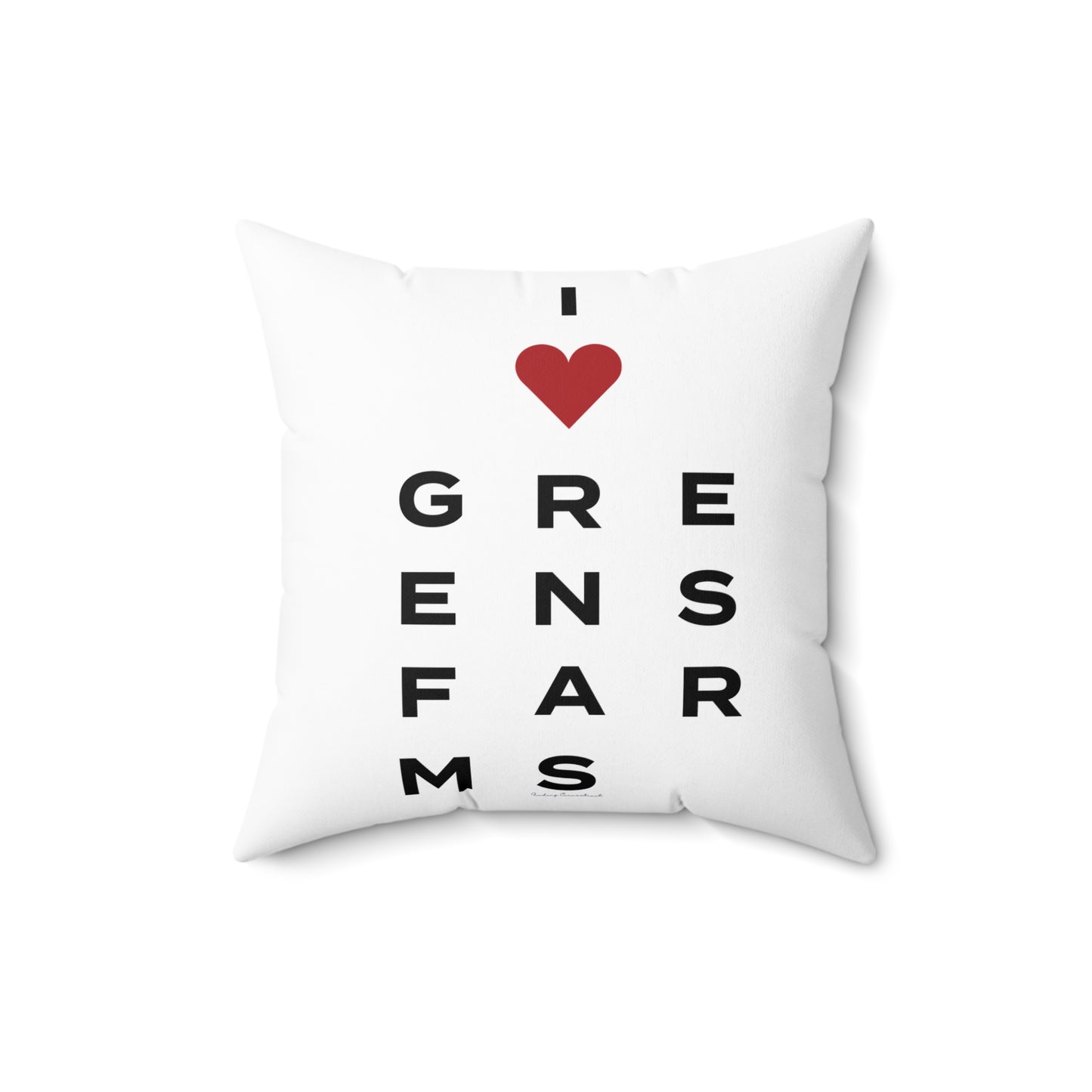 Greens Farms Vision Spun Polyester Square Pillow