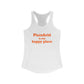 Plainfield is My Happy Place Women's Ideal Racerback Tank Top