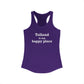 Tolland is My Happy Place Women's Ideal Racerback Tank Top