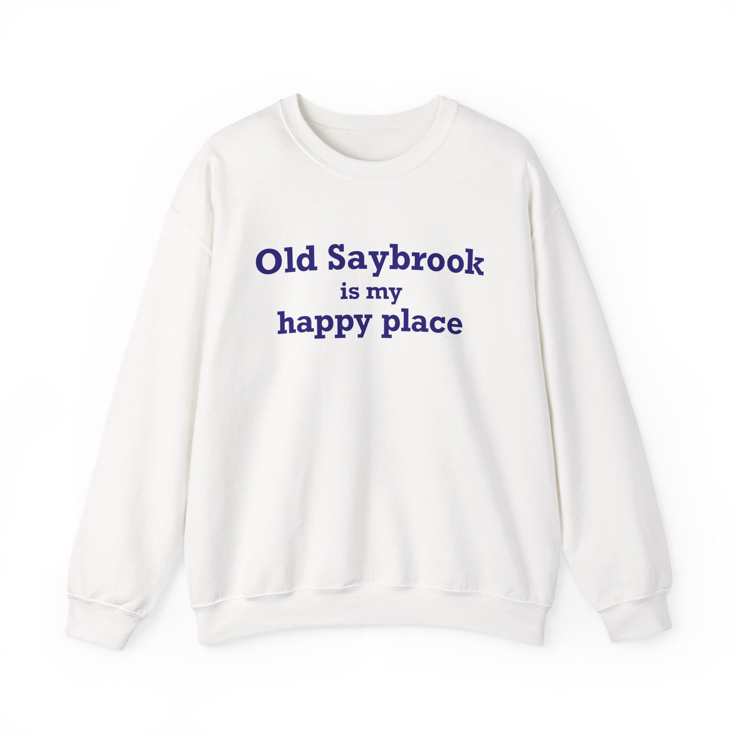 Old Saybrook is My Happy Place Unisex Heavy Blend™ Crewneck Sweatshirt