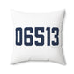 06513 East Haven Connecticut Zip Code Polyester Square Pillow