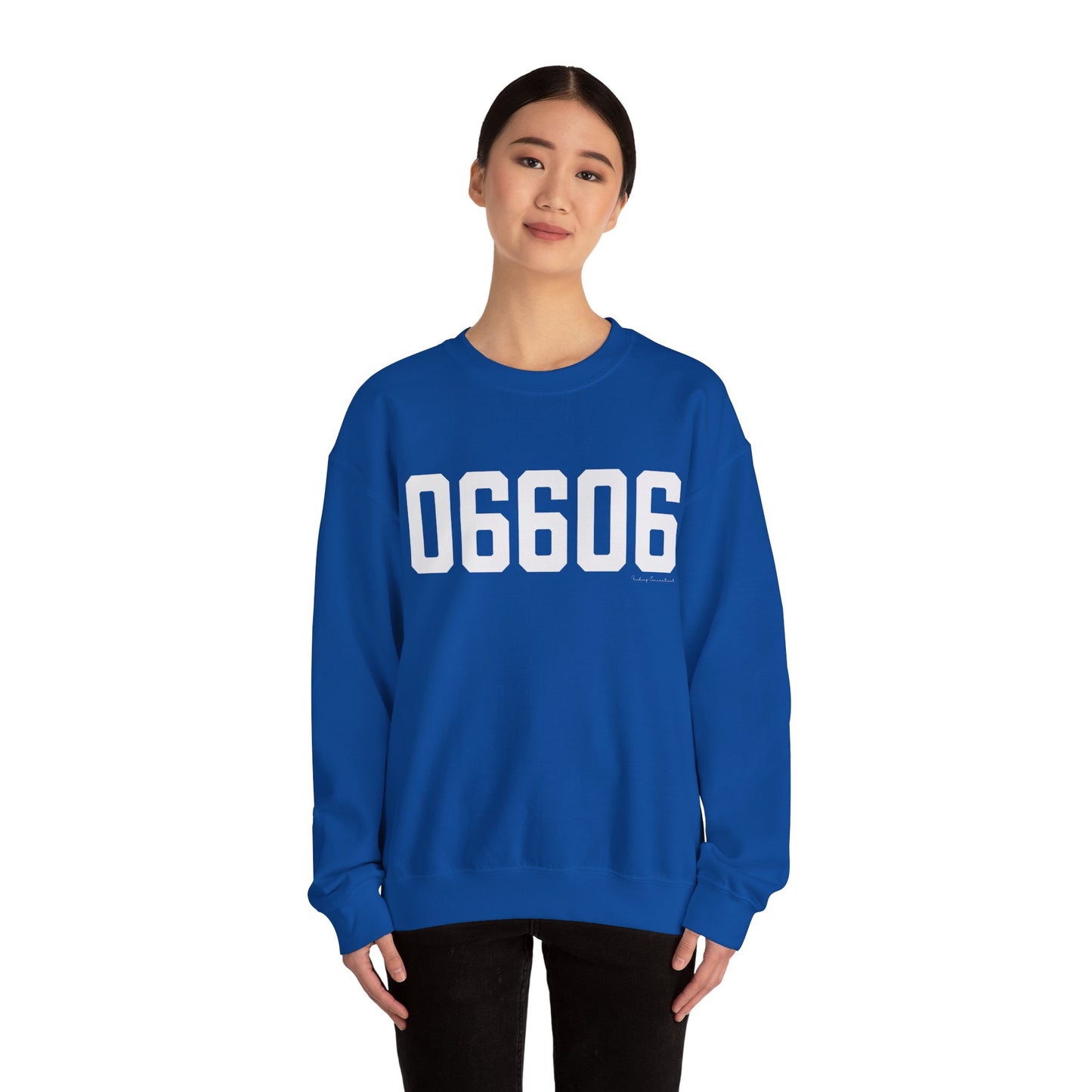 06606 Bridgeport CT Zip Code Unisex Heavy Blend™ Crewneck Sweatshirt