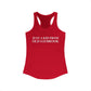 Just a kid from Old Saybrook Women's Ideal Racerback Tank Top