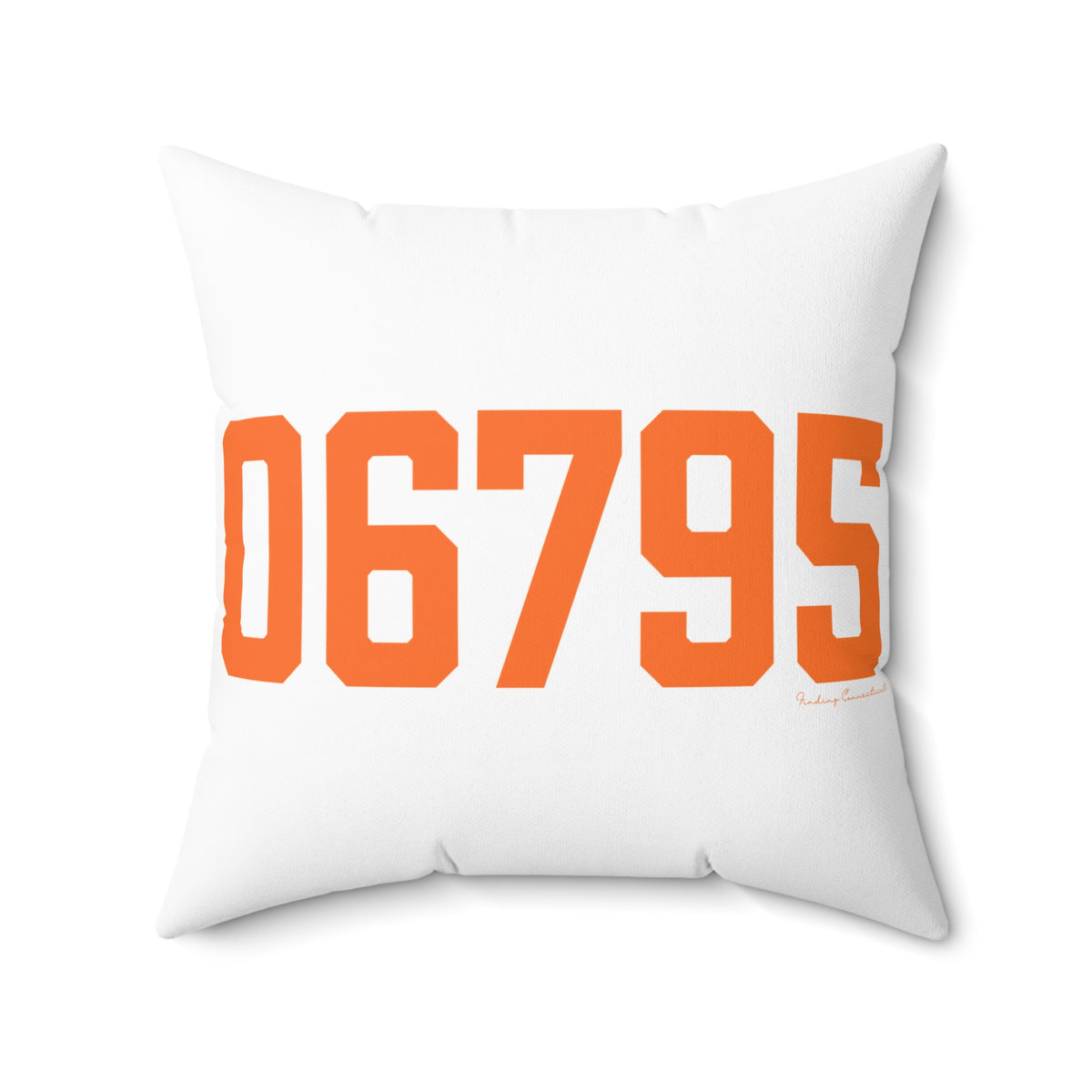 06795 Watertown Connecticut Zip Code Polyester Square Pillow
