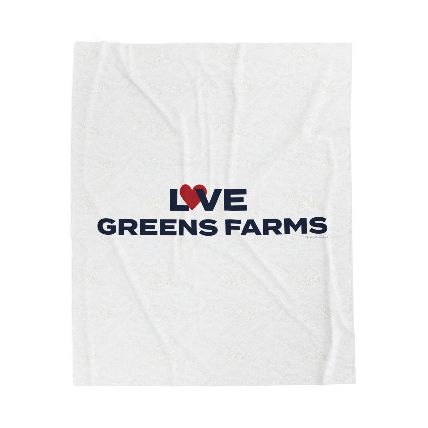 Love Greens Farms Velveteen Plush Blanket