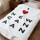 New Canaan Vision Velveteen Plush Blanket