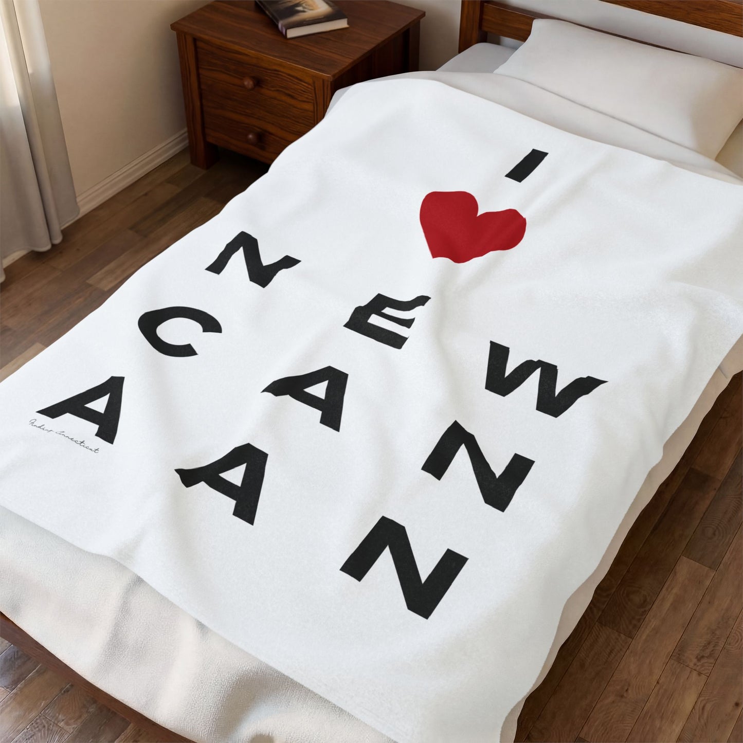 New Canaan Vision Velveteen Plush Blanket