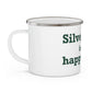 Silvermine is My Happy Place Enamel Camping Mug