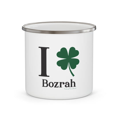 I Clover Bozrah Enamel Camping Mug