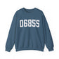 06855 Norwalk CT Zip Code Unisex Heavy Blend™ Crewneck Sweatshirt