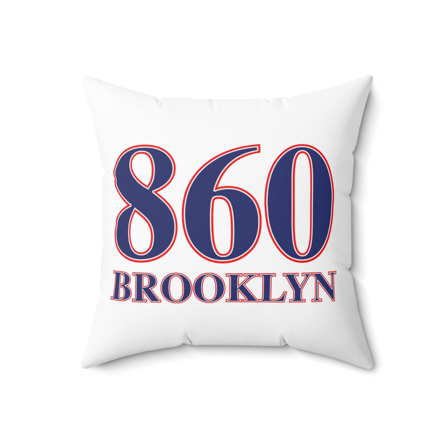860 Brooklyn Red, White & Blue Spun Polyester Square Pillow
