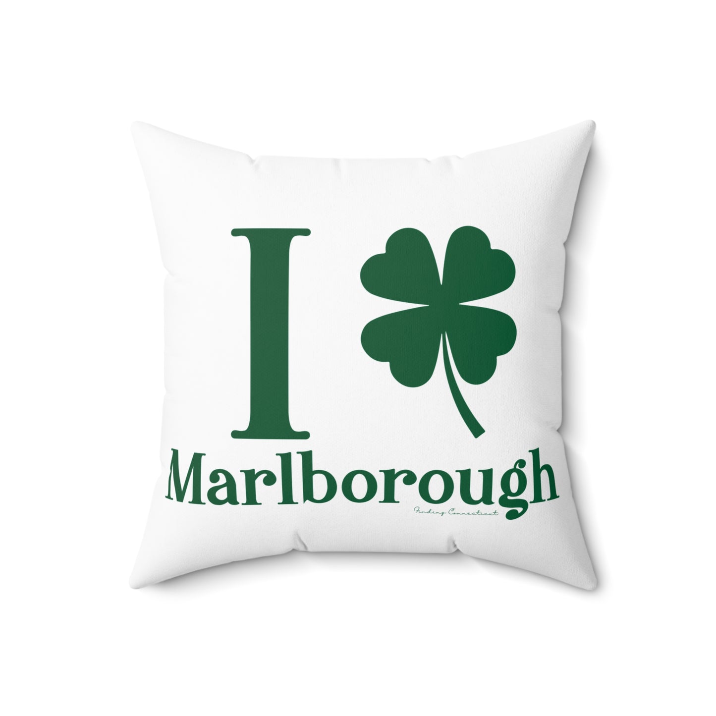 I Clover Marlborough Spun Polyester Square Pillow