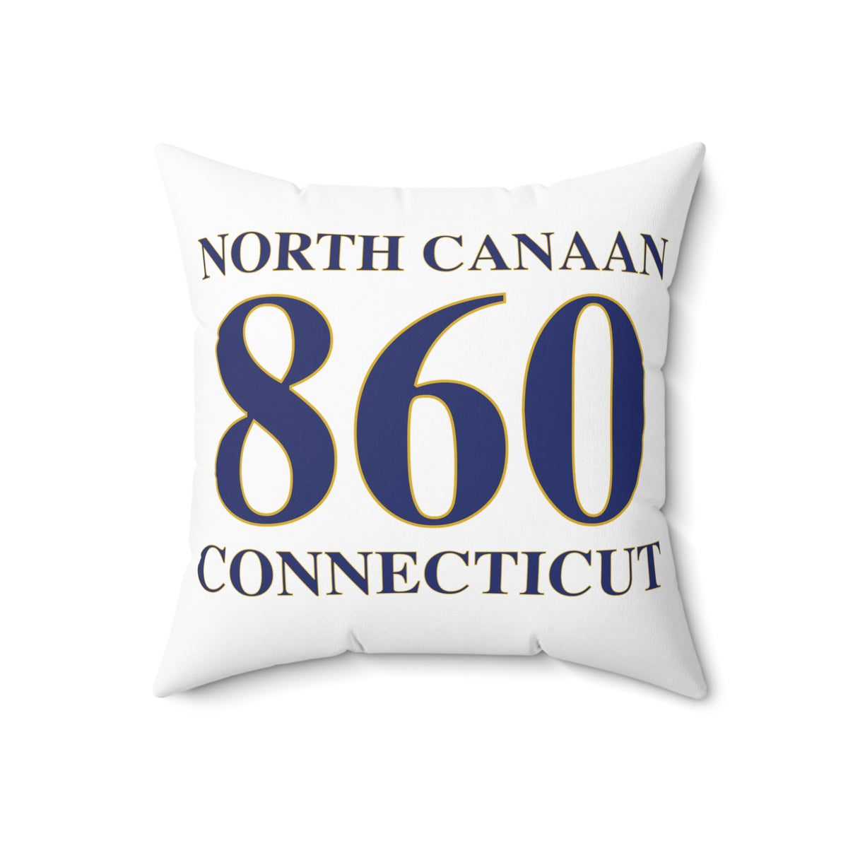 North Canaan 860 Connecticut Polyester Square Pillow