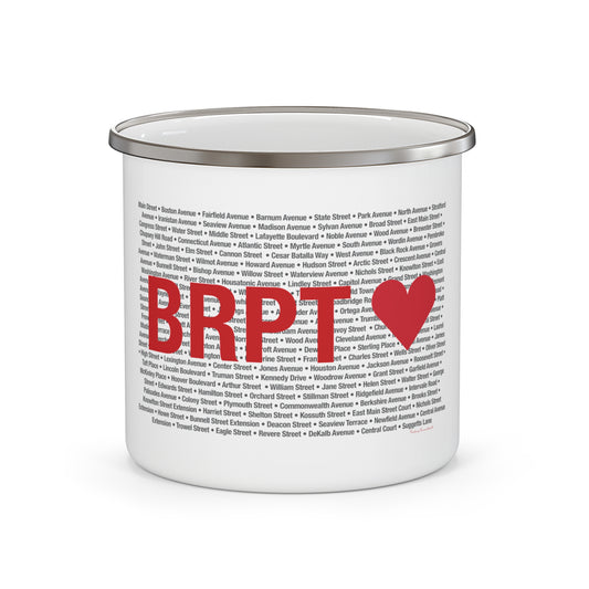 Bridgeport Love Enamel Camping Mug