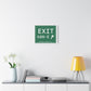 Vintage Exit 68N-E WCP Sign Matte Canvas, Stretched, 1.25"