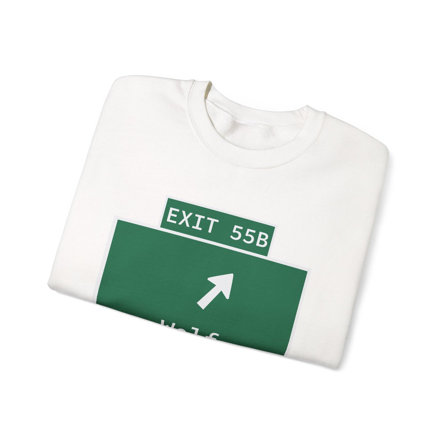 Vintage WCP Exit 55B Sign Unisex Heavy Blend™ Crewneck Sweatshirt