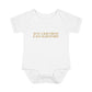 Just a kid from East Hartford Infant Baby Rib Bodysuit
