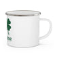 I Clover East Lyme Enamel Camping Mug