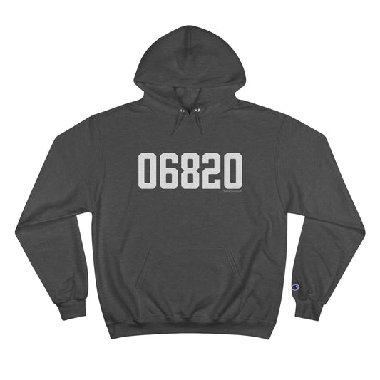 06820 - Darien CT Zip Code Champion Hoodie