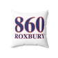 860 Roxbury Red White & Blue Spun Polyester Square Pillow