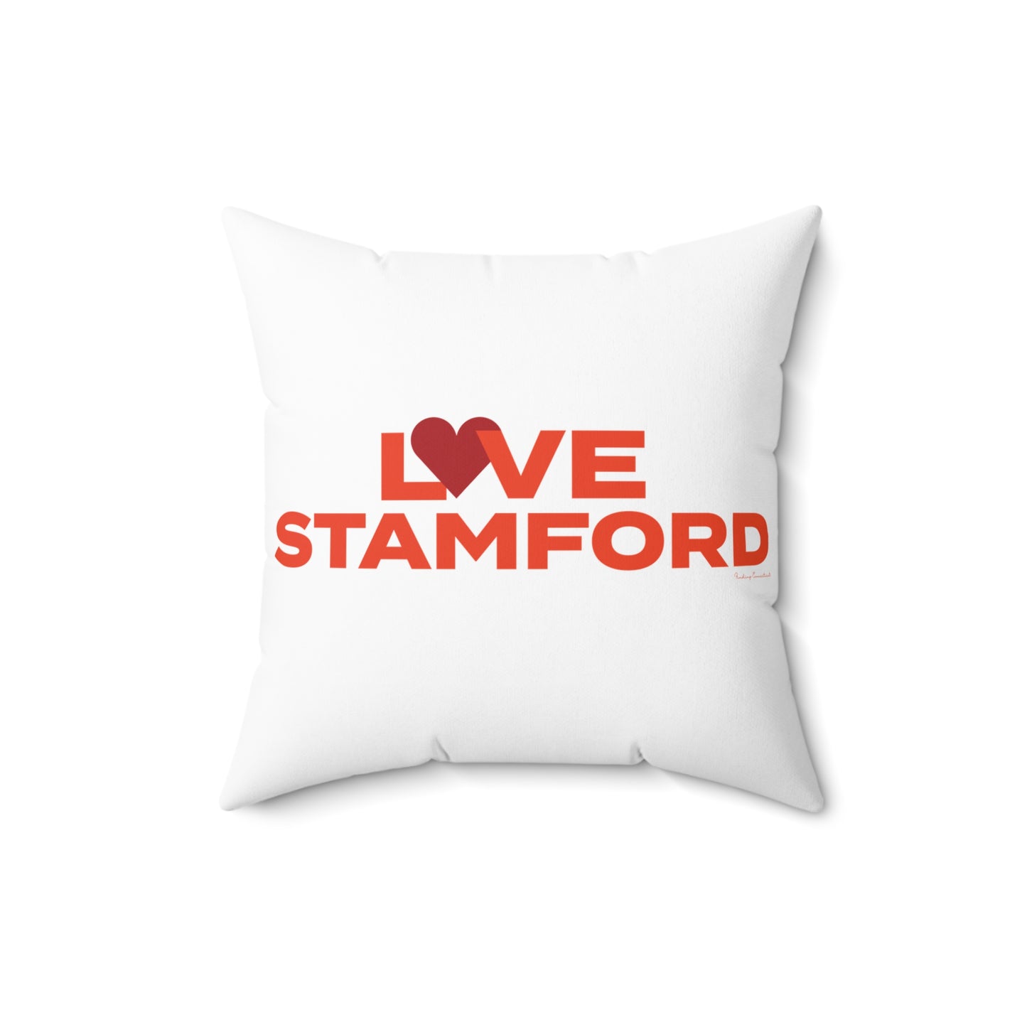 Love Stamford Spun Polyester Square Pillow