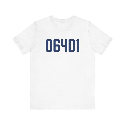 06401 Ansonia Connecticut Zip Code Jersey Short Sleeve T-Shirt