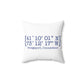 Bridgeport Coordinates Spun Polyester Square Pillow