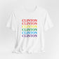 Clinton Pride Unisex Jersey Short Sleeve Tee