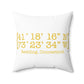 Redding Coordinates Spun Polyester Square Pillow