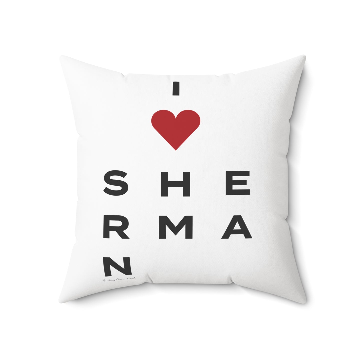 Sherman Vision Spun Polyester Square Pillow