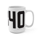 06340 Groton Connecticut Zip Code Mug 15oz