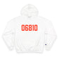 06810 Danbury Connecticut Zip Code Champion Hoodie Sweatshirt
