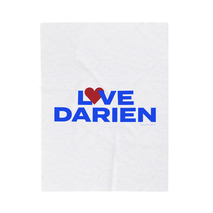 Love Darien Velveteen Plush Blanket