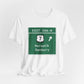 Vintage Merritt Parkway Exit 39 A-B Sign Unisex Jersey Short Sleeve T-Shirt