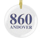 860 Andover Glass Ornaments
