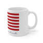 Ridgefield Connecticut Flag Mug 11oz