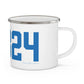 06824 Fairfield Connecticut Zip Code Enamel Camping Mug