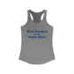 West Hartford is My Happy Place Women's Ideal Racerback Tank Top