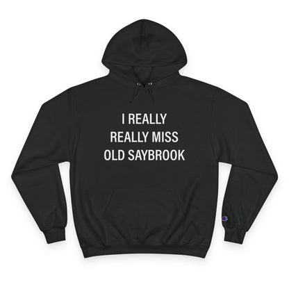 I Really Really Miss Old Saybrook Champion Hoodie