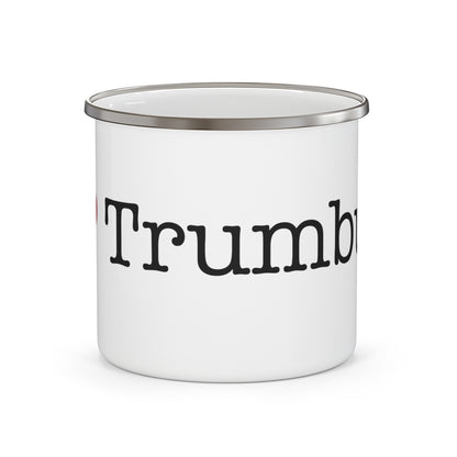 I Heart Trumbull. Enamel Camping Mug