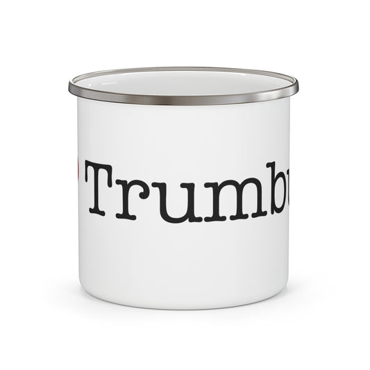I Heart Trumbull. Enamel Camping Mug